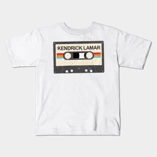 kurniamarga vintage cassette tape Kendrick Lamar Kids T-Shirt